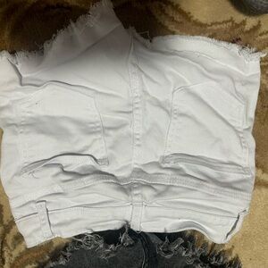White Denim Women's Shorts